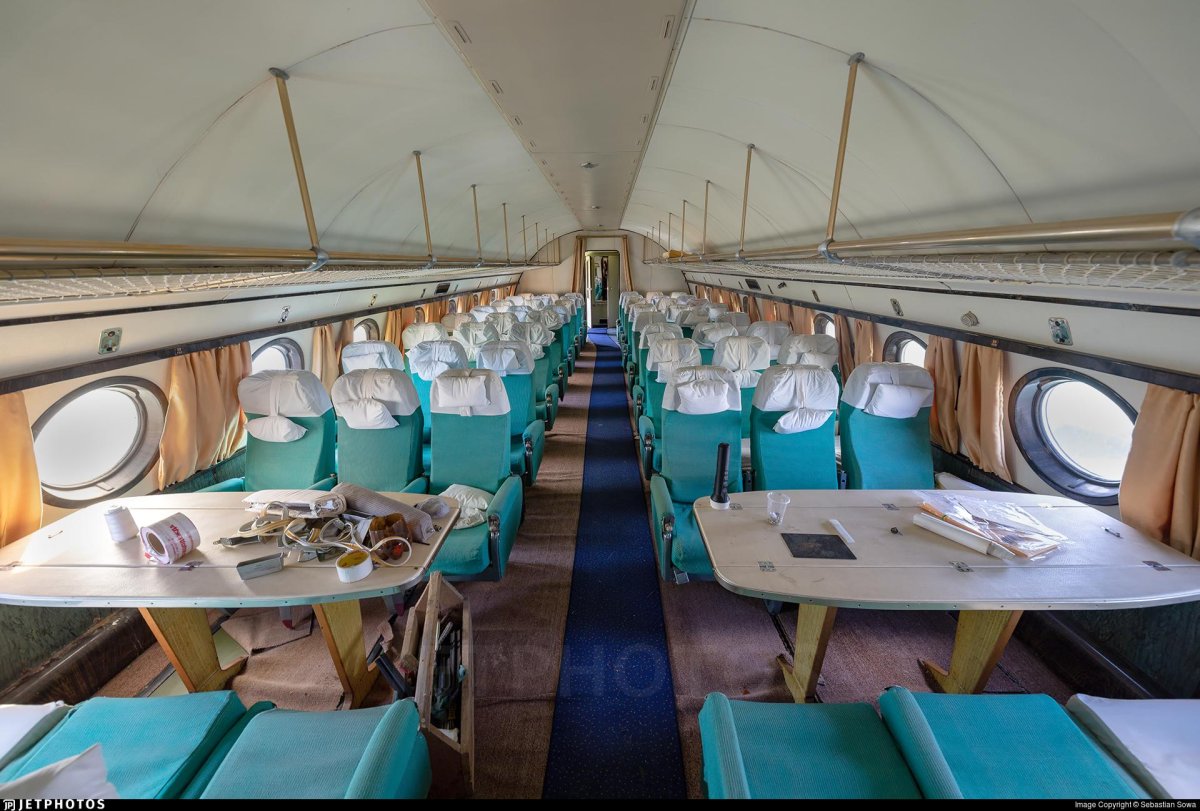 Ту-114 пассажирский самолёт