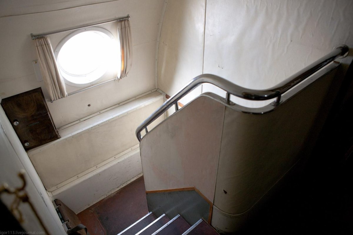 Ил-86 пассажирский самолёт салон