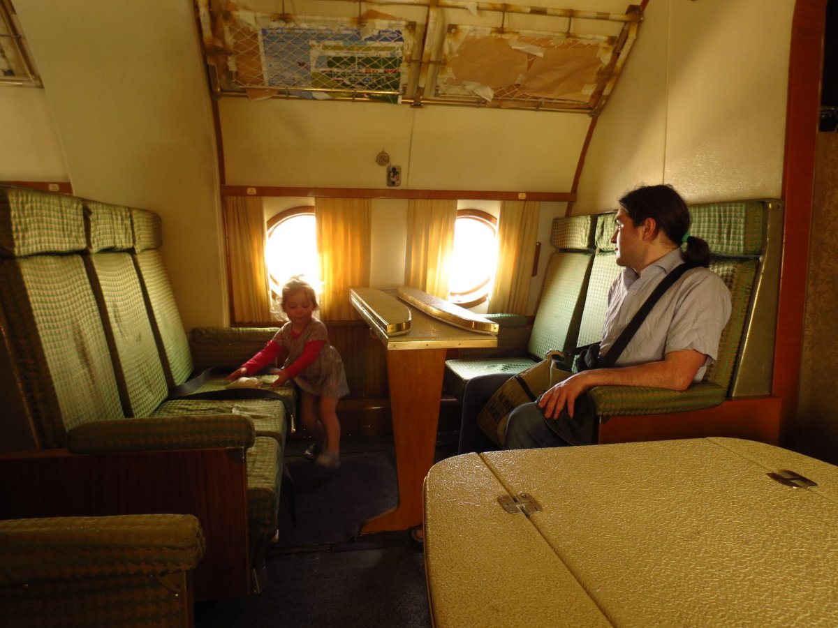 Музей в Монино внутри самолетов