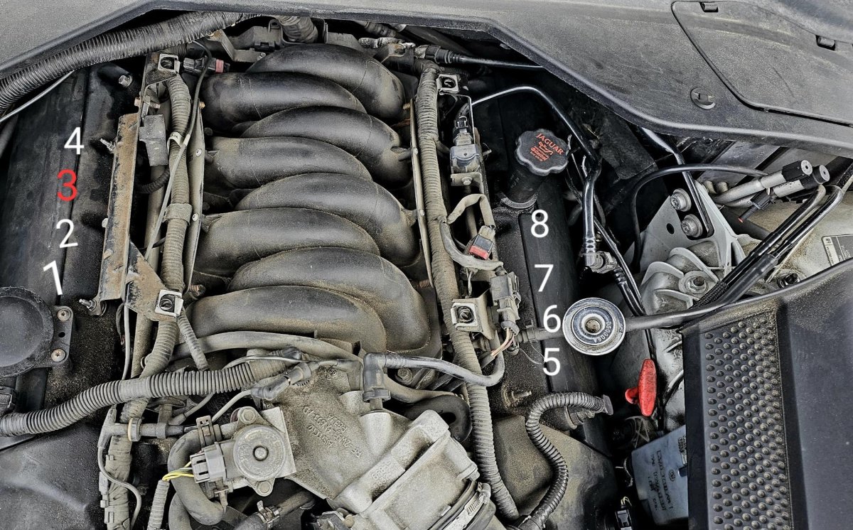 Порядок цилиндров Мерседес v8