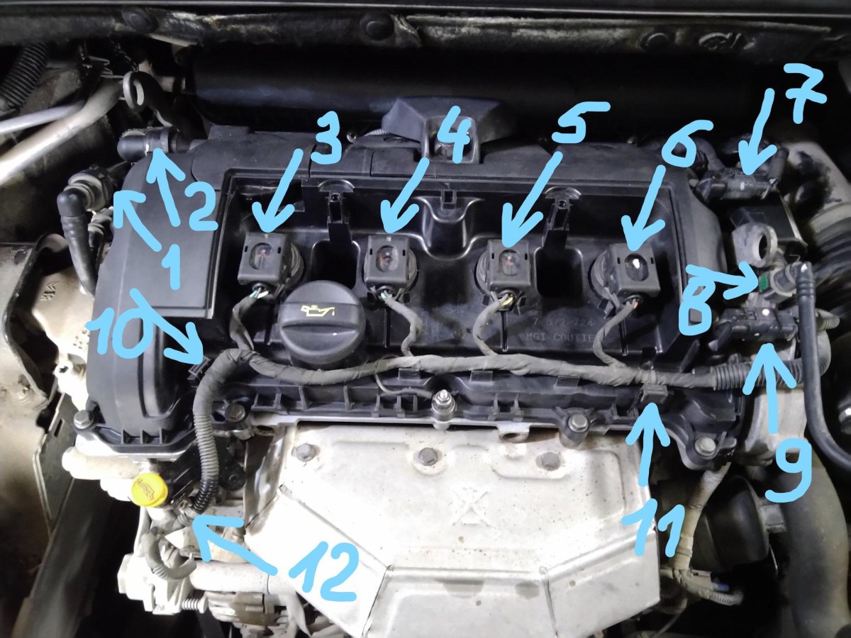 Катушка зажигания Пежо 308