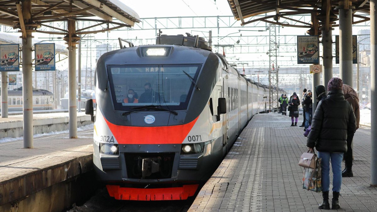 Электричка Подмосковье