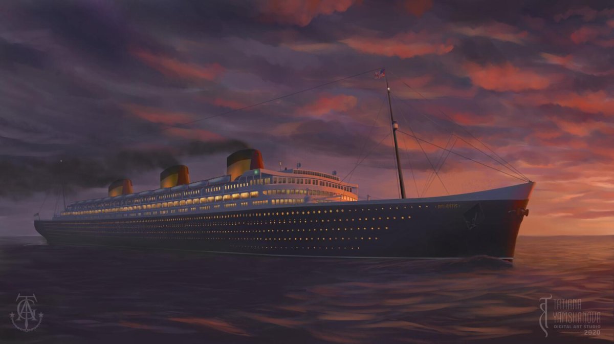 Трансатлантический лайнер Нормандия