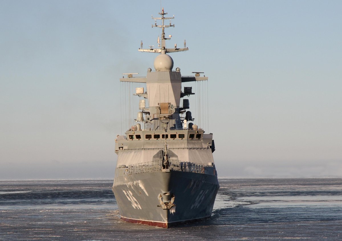 Корвет Балтийского флота стойкий