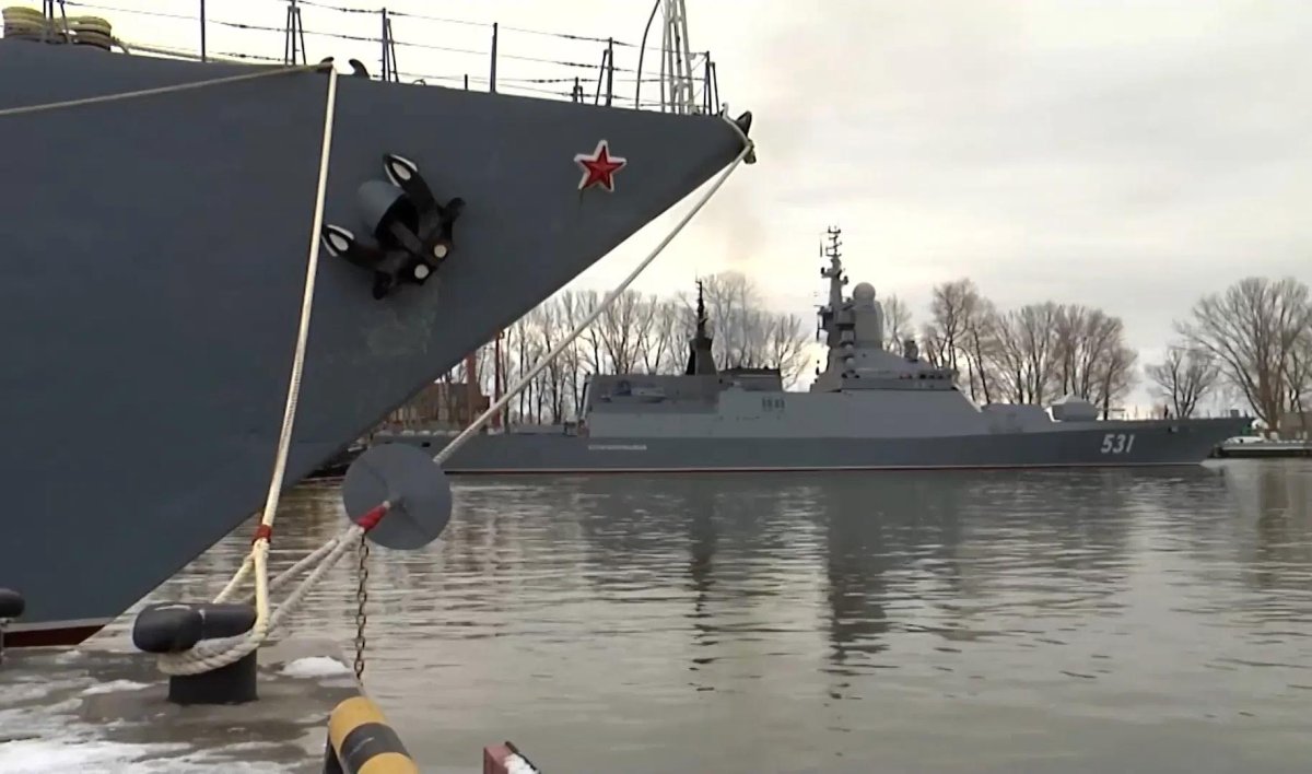 Корвет Балтийского флота стойкий