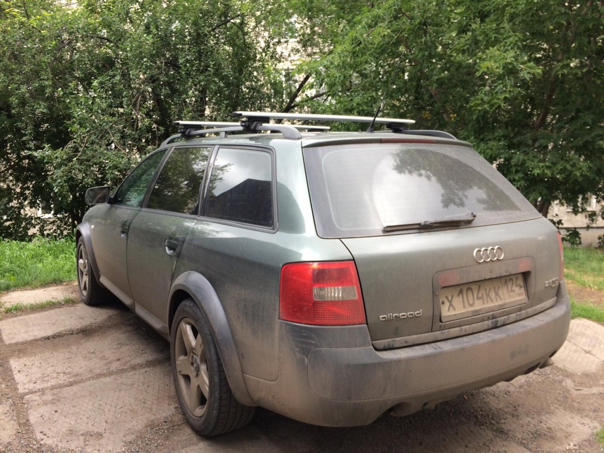 Поперечины на рейлинги Audi a6 c5 Allroad