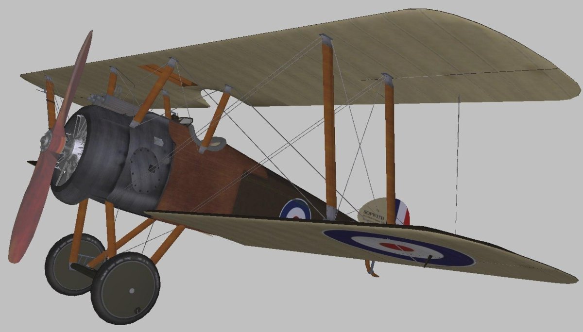 Sopwith pup 3d model