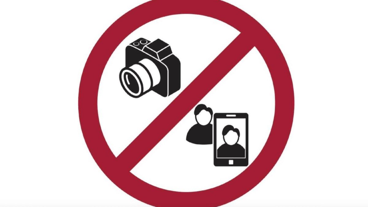 Фотосъемка запрещена знак