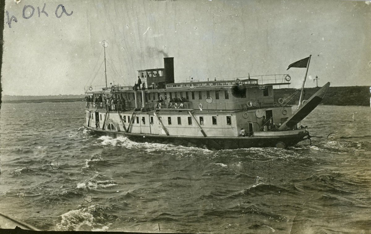 Речной пассажирский пароход Дзержинский