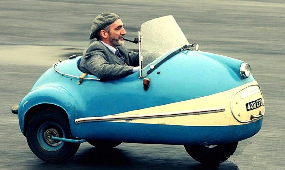 Top Gear трехколесный автомобиль