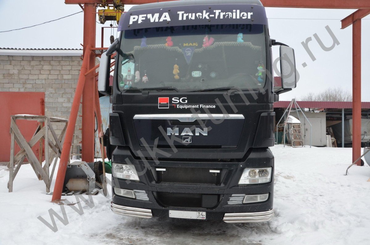 Кенгурятник man TGX