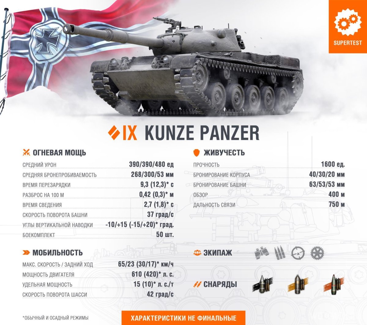 Танк KPZ 07 rh