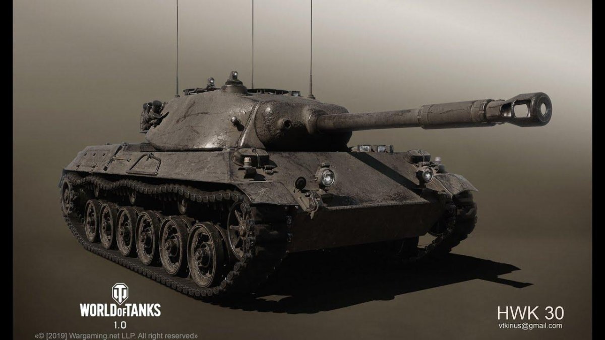 Танк HWK 30 В World of Tanks