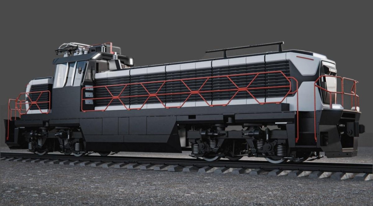 Контактно-аккумуляторный маневровый электровоз эмка 2