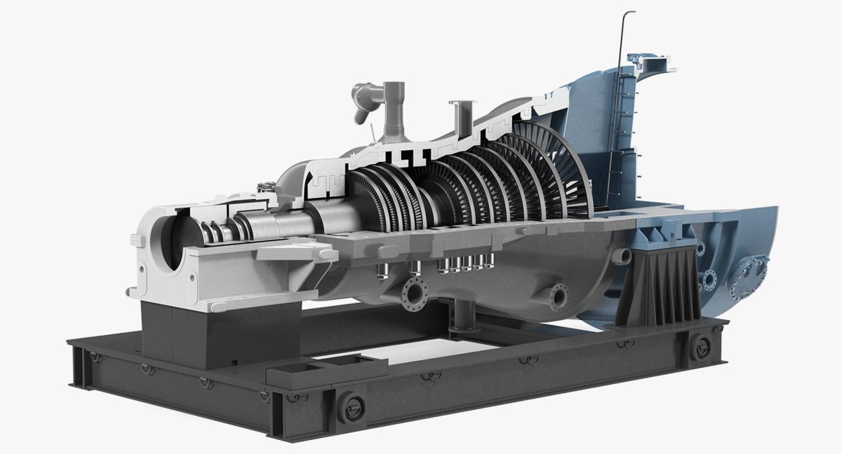 Steam Turbine 3d model