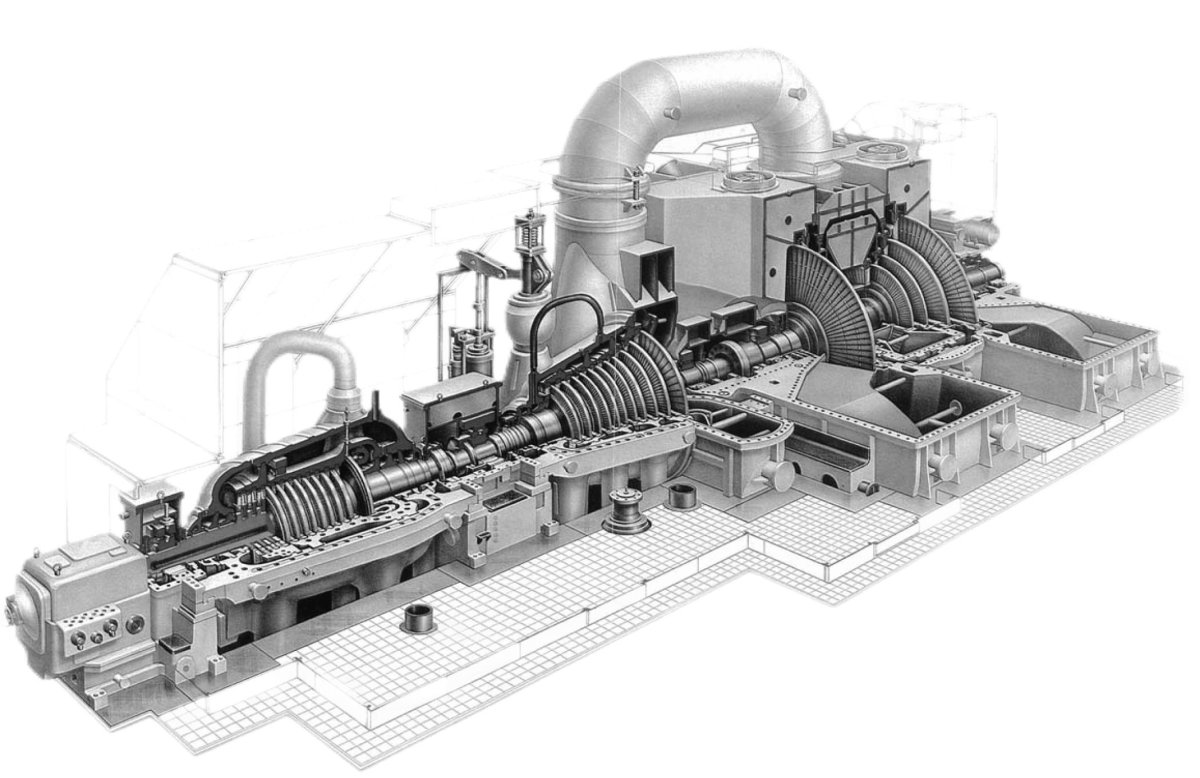 Паровая конденсационная турбина к-800-130/3000