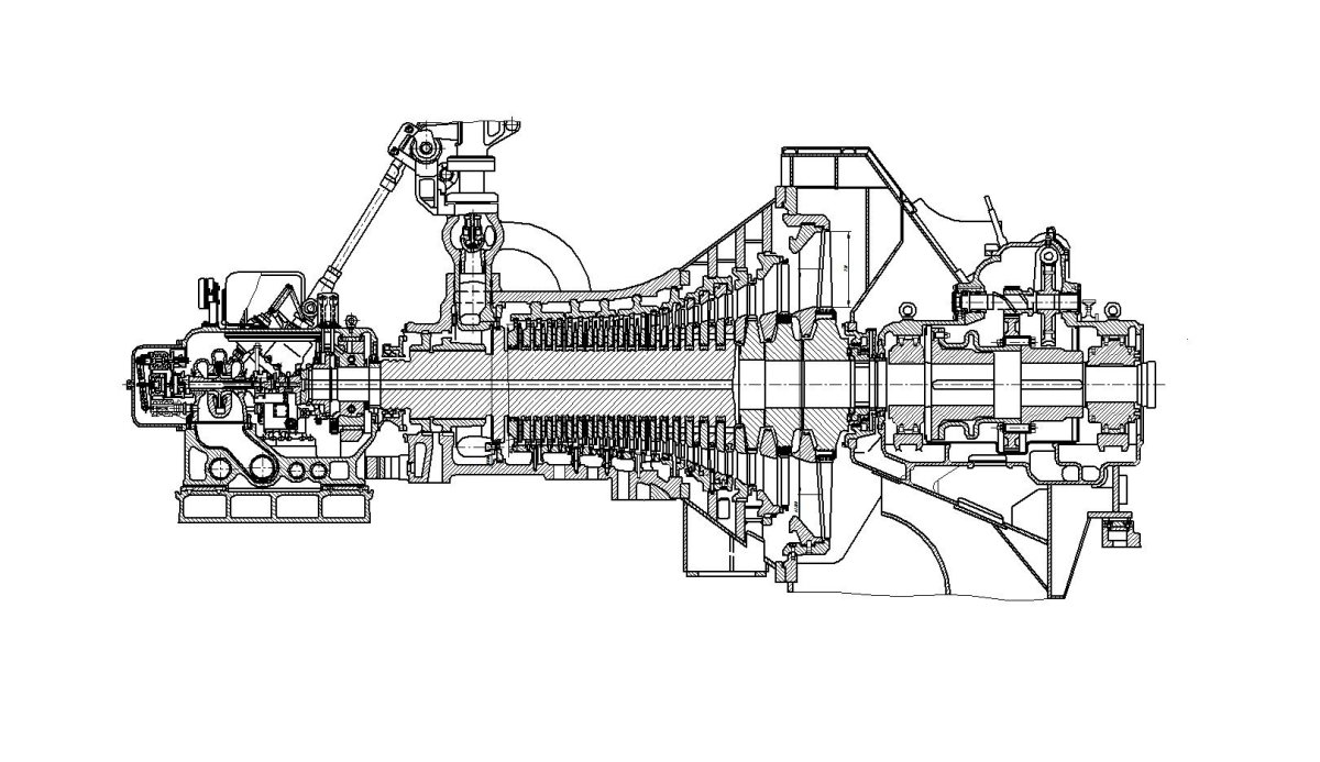 Паровая турбина к-50-90 ЛМЗ