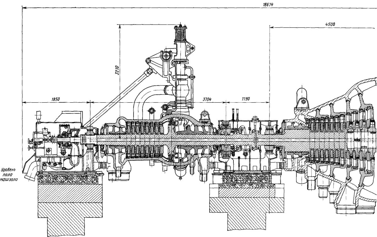 Турбина т-110/120-130