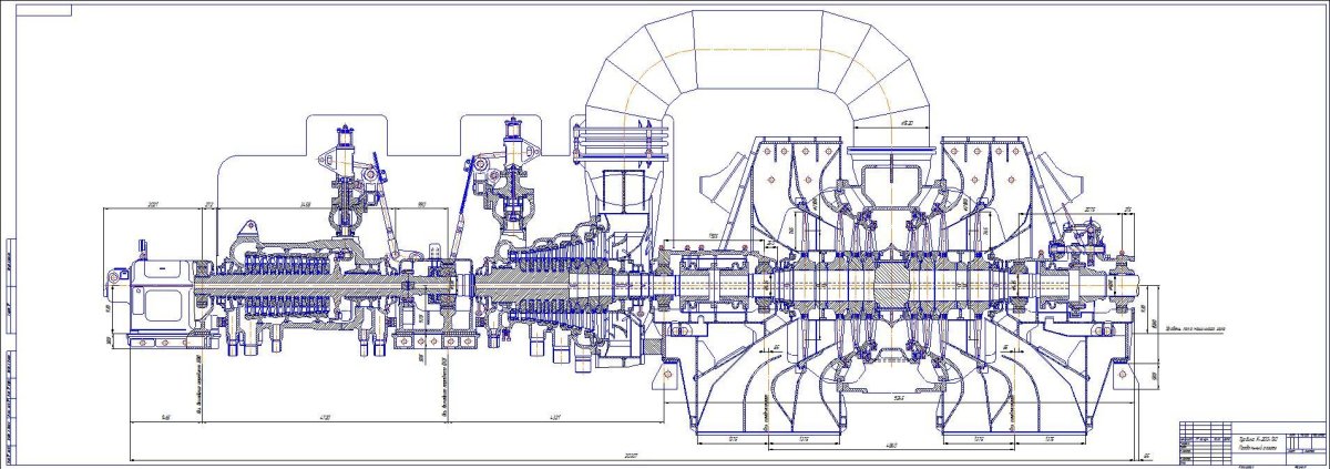 Турбина т-200-130 ЛМЗ