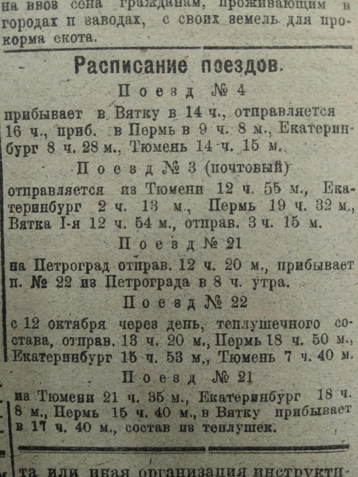 Поезд Вятка расписание