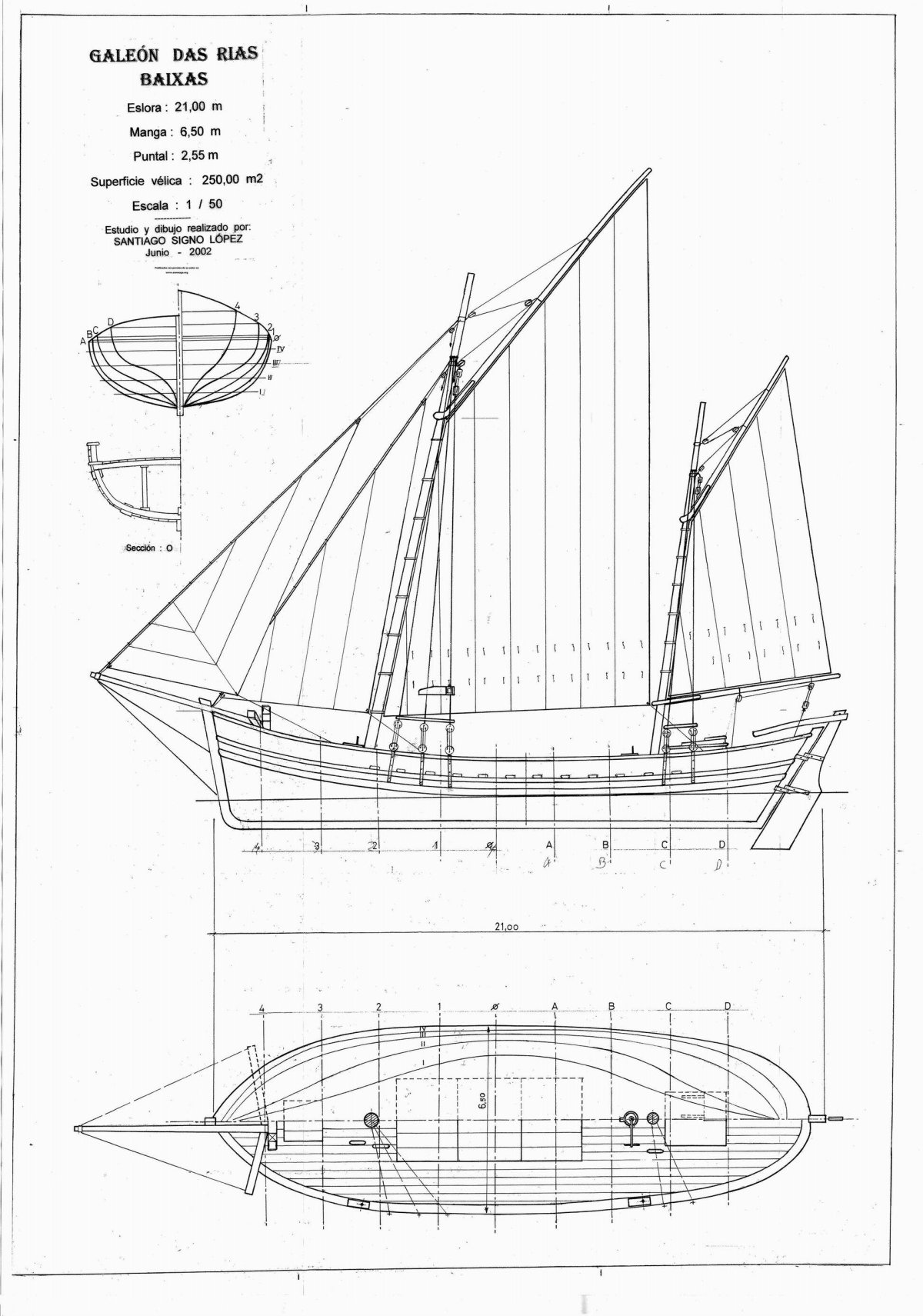 Чертежи парусных лодок для судомоделистов
