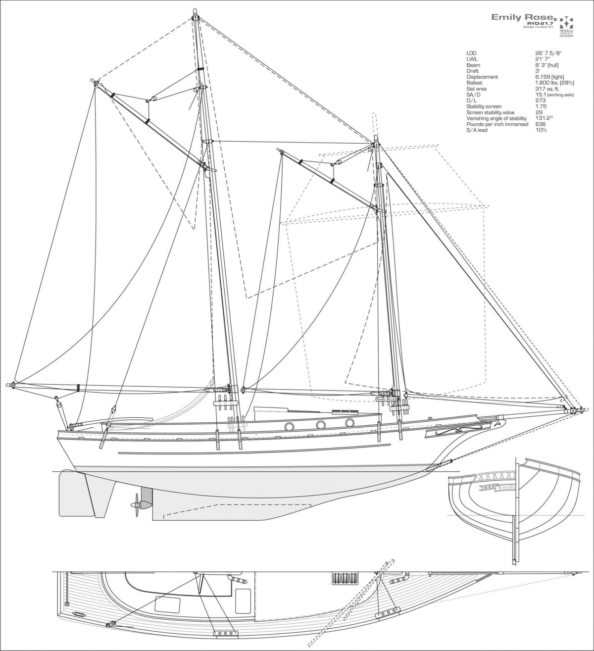 Яхта спрей Джошуа Слокама чертежи