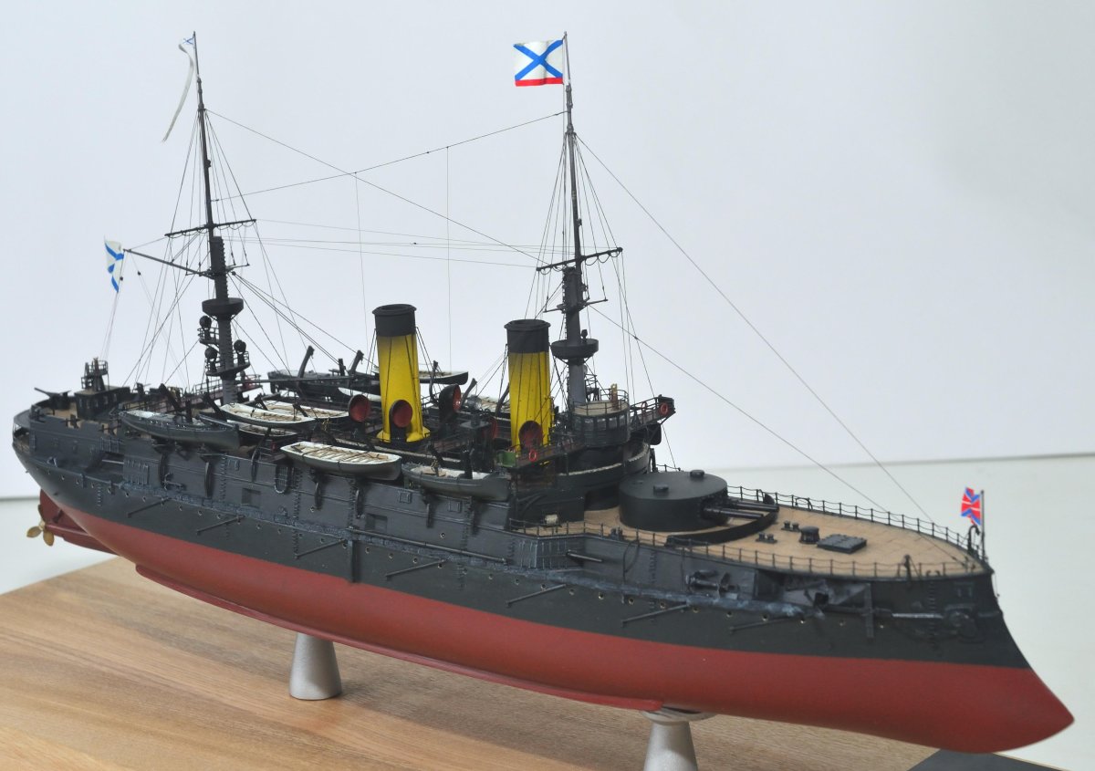Модель броненосца Император Николай 1