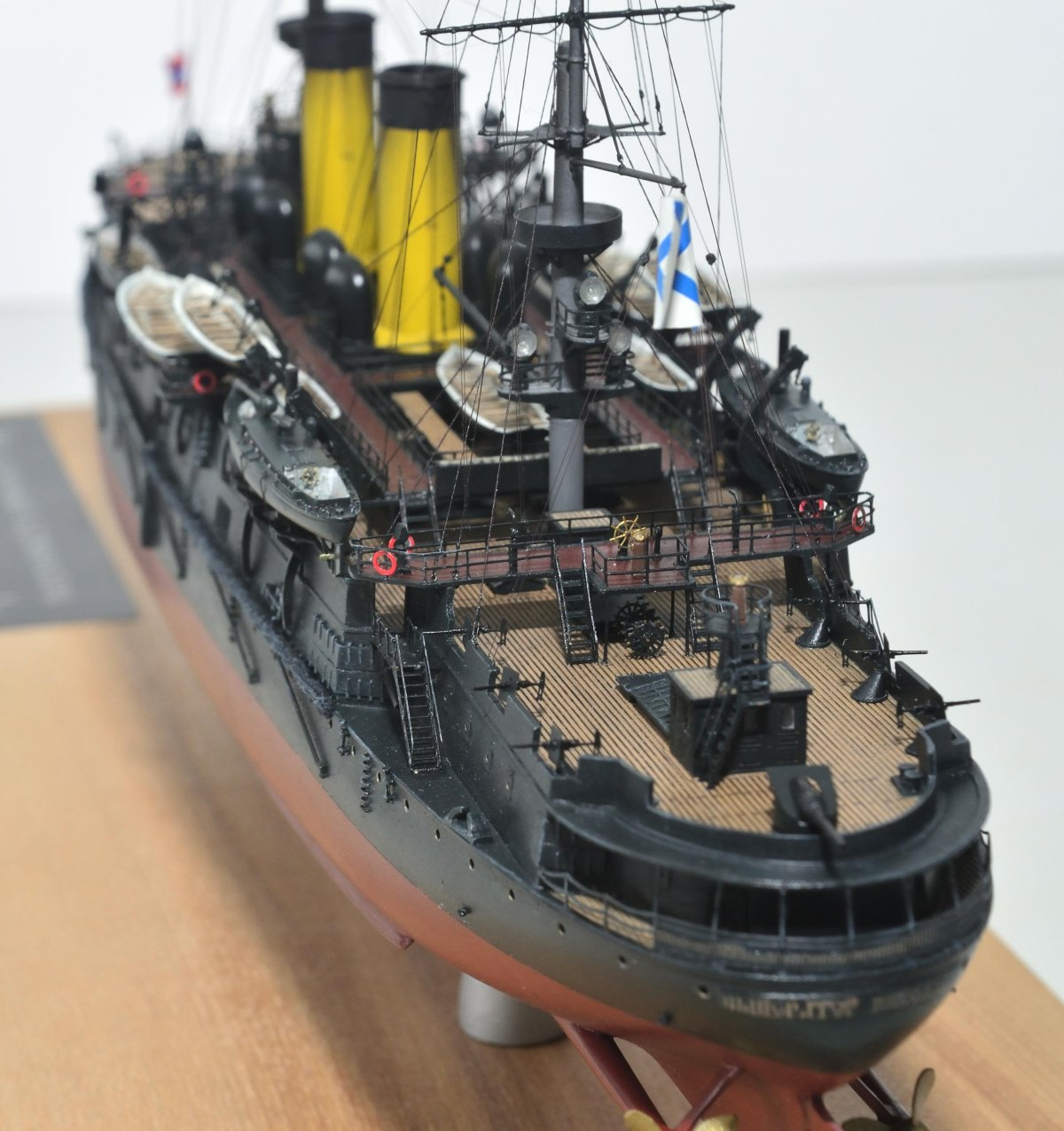 Модель броненосца Император Николай 1