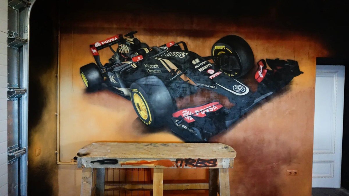 Роспись гаражей внутри примеры