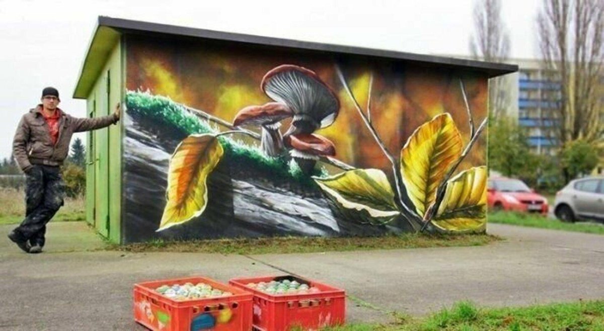 Разрисованные гаражи