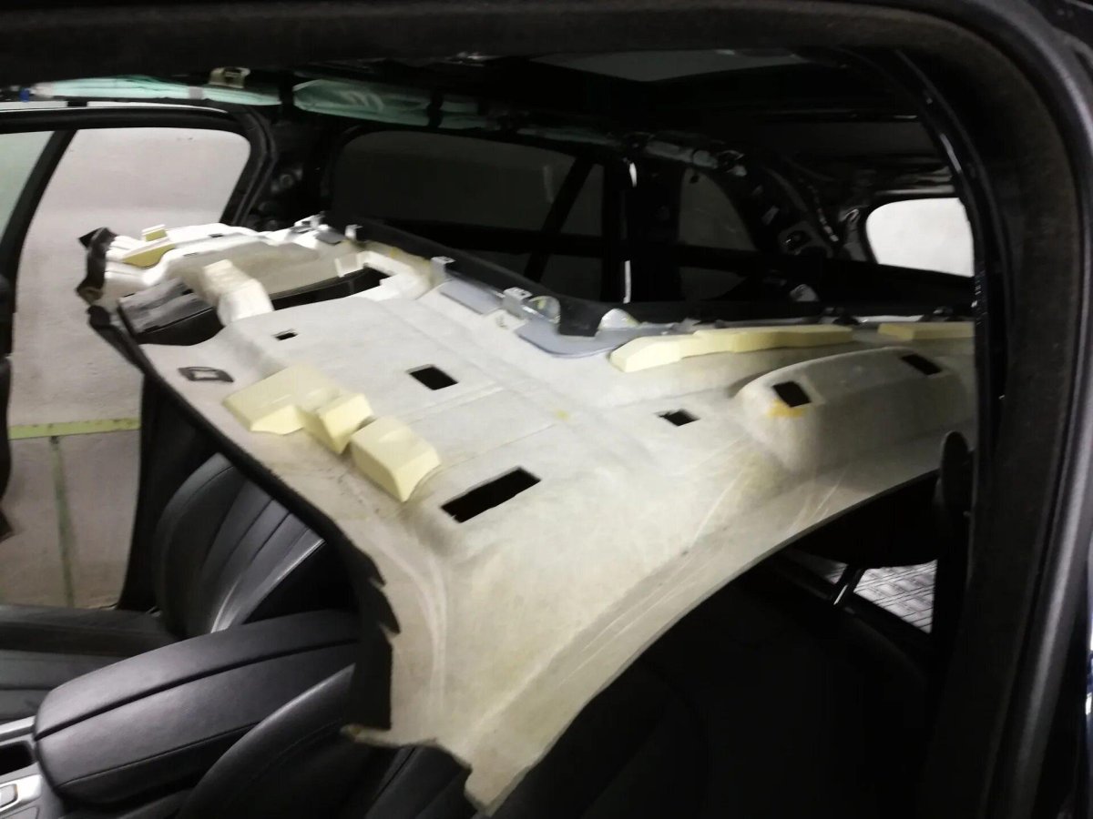 Разбитая панорамная крыша