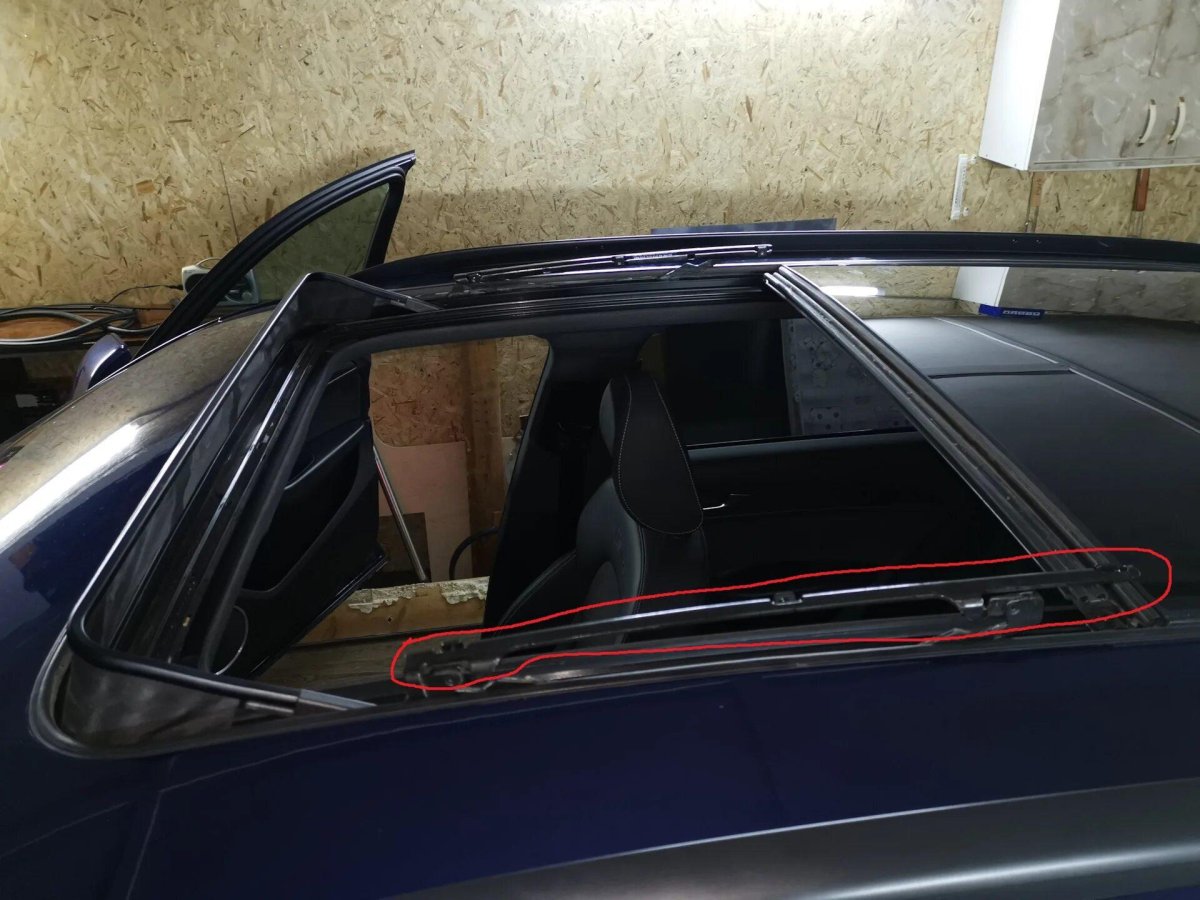 Установка панорамной крыши