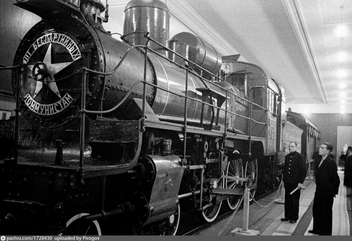 Траурный поезд Ленина на Павелецком