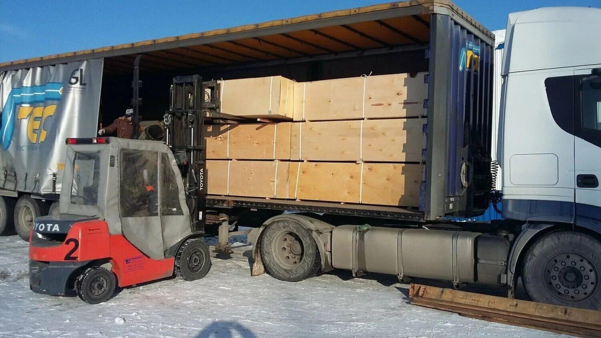 Полуприцеп 40 паллет Кроне