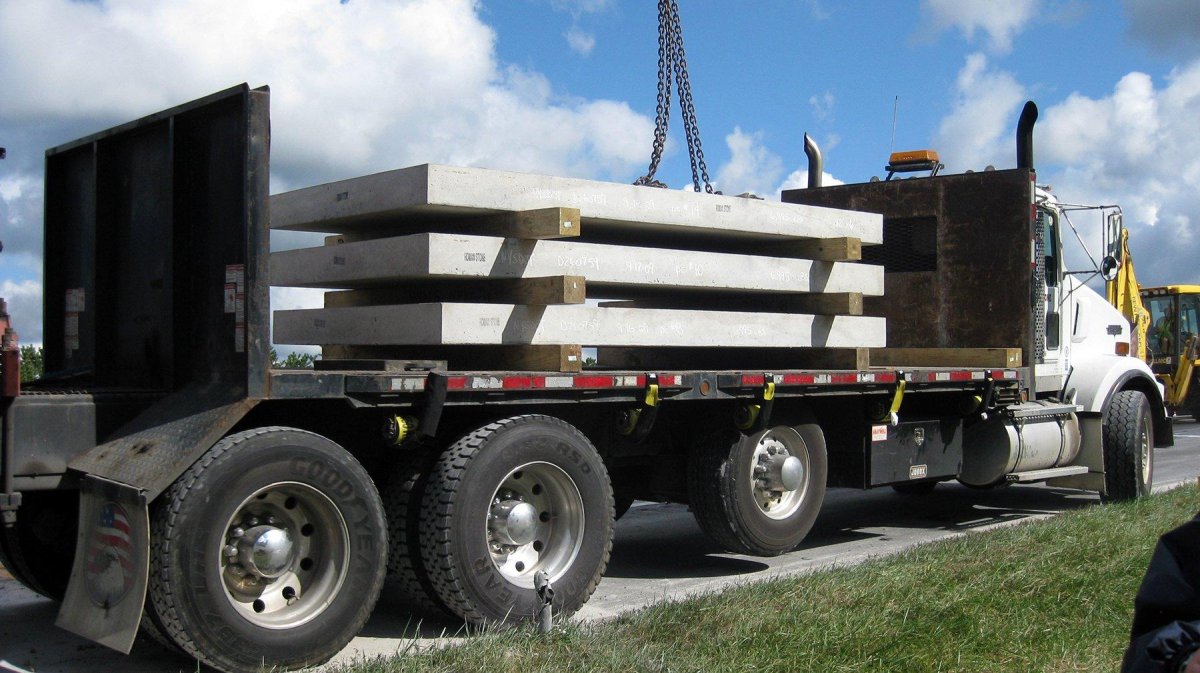 ЖБИ на трале