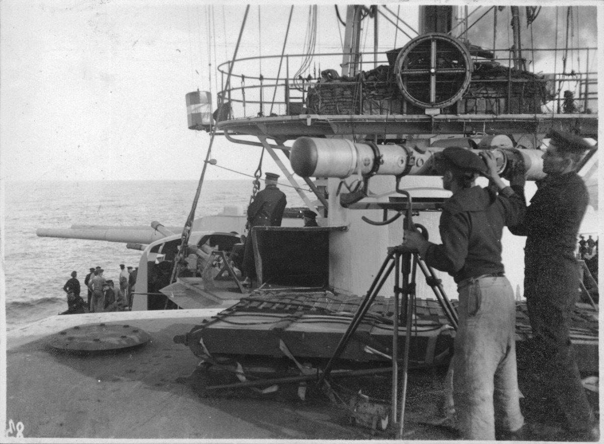 Барбет на корабле