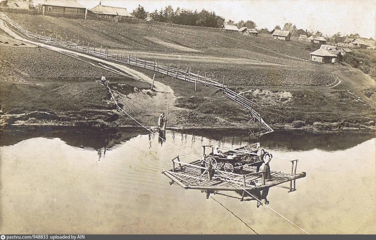 Река Мезень переправа