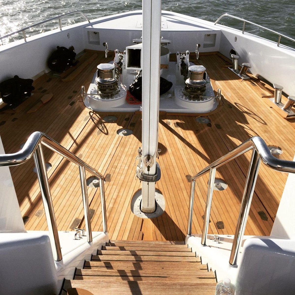 Палуба яхты