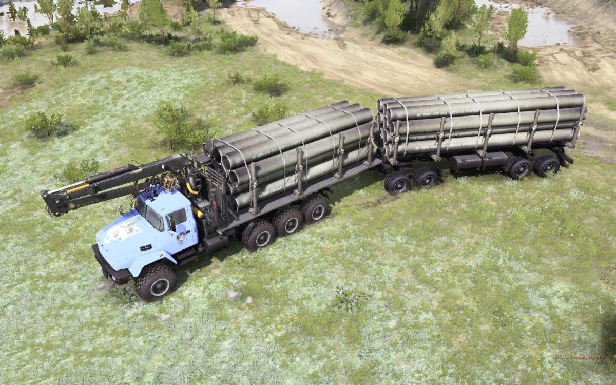 KRAZ 7140 Scale model