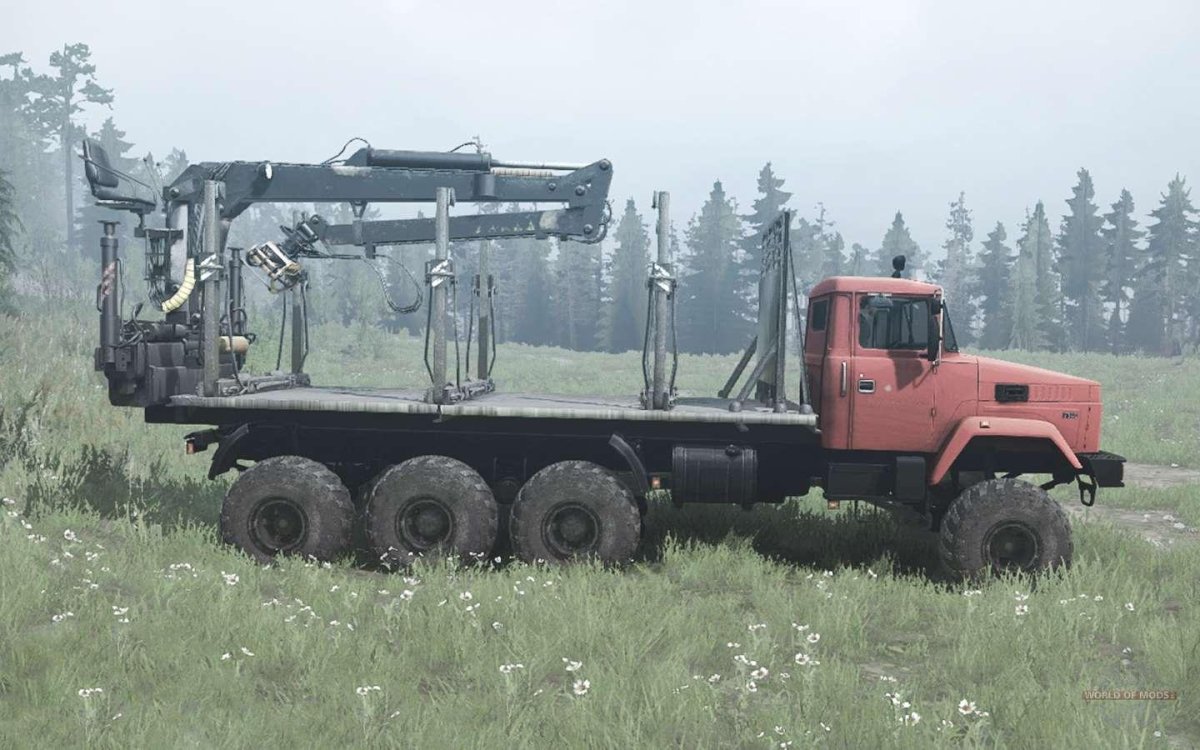 КРАЗ 7140 кран