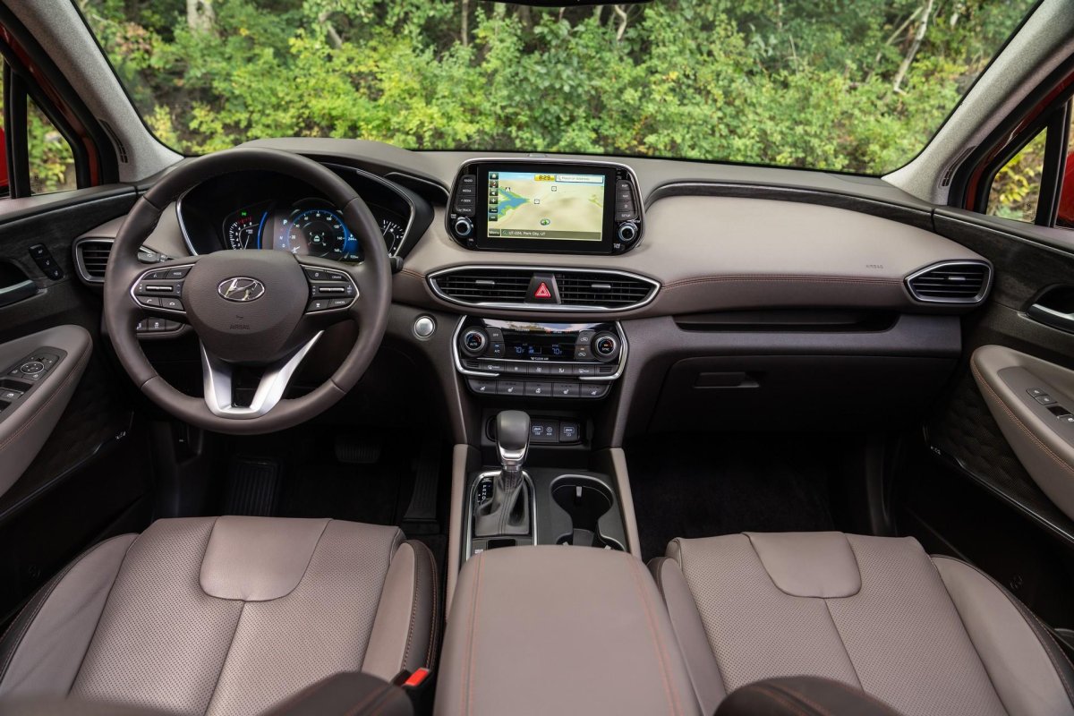 Hyundai Santa Fe 2021 салон