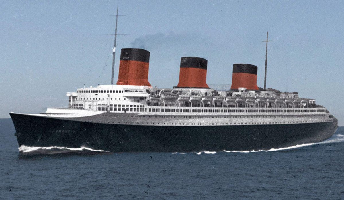 Пароход Нормандия 1935