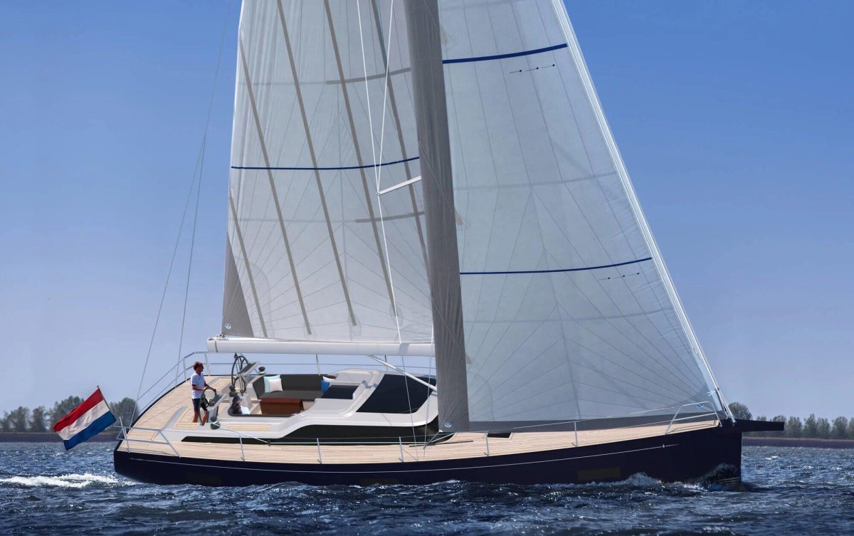 Модель яхты парусной Triumph 800