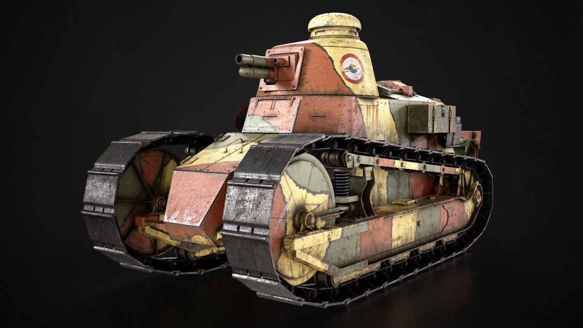 Рено ФТ 17 САУ