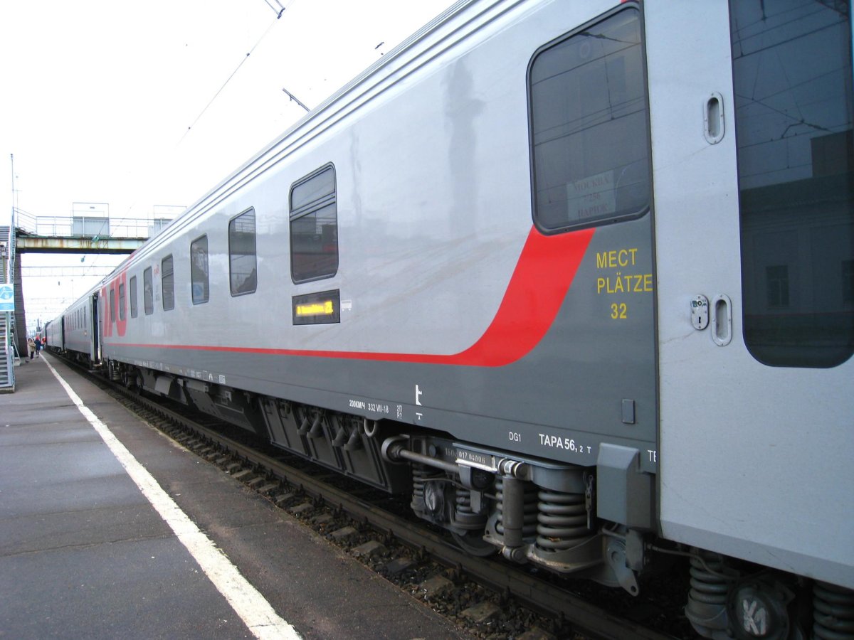 Вагон Москва Париж