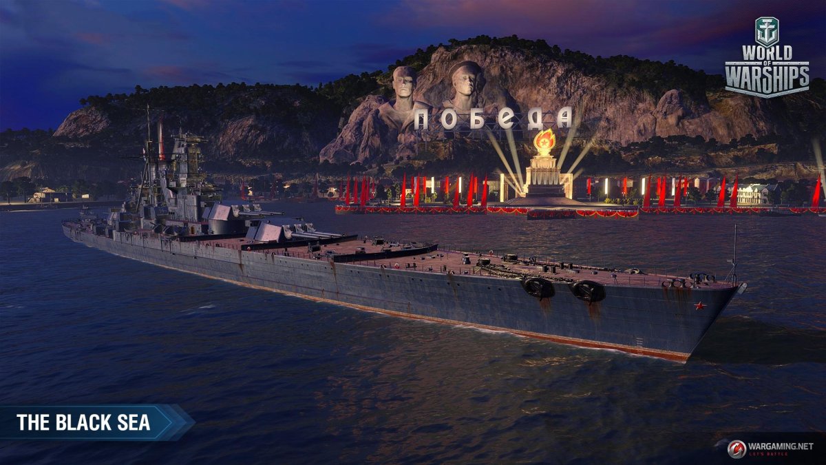 Крейсер Аврора World of Warships 1920x1080