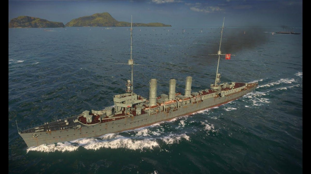 Легкий крейсер Карлсруэ 1914