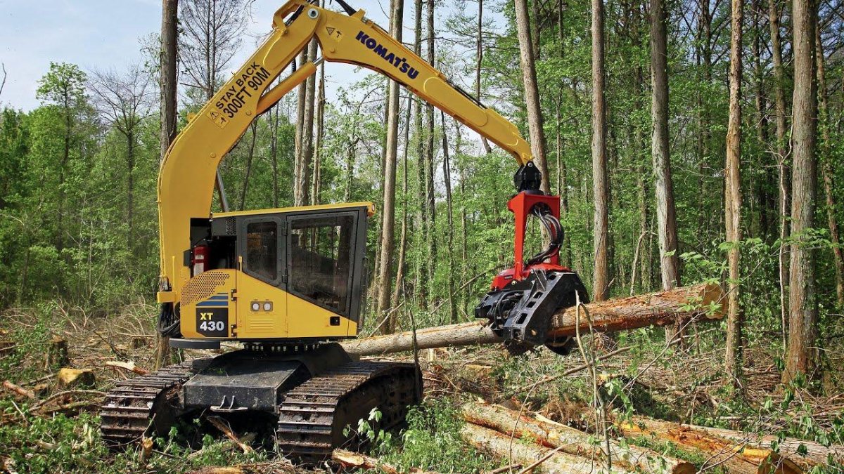 Экскаватор харвестер Комацу