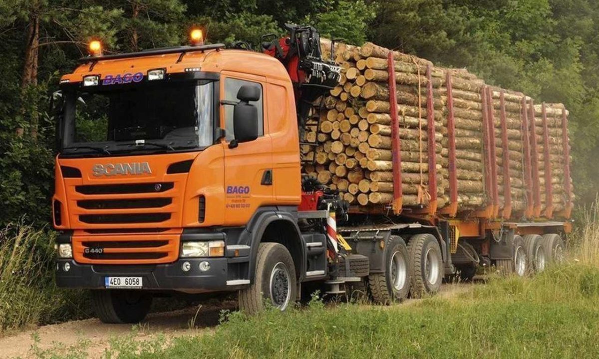 Скания 140 лесовоз