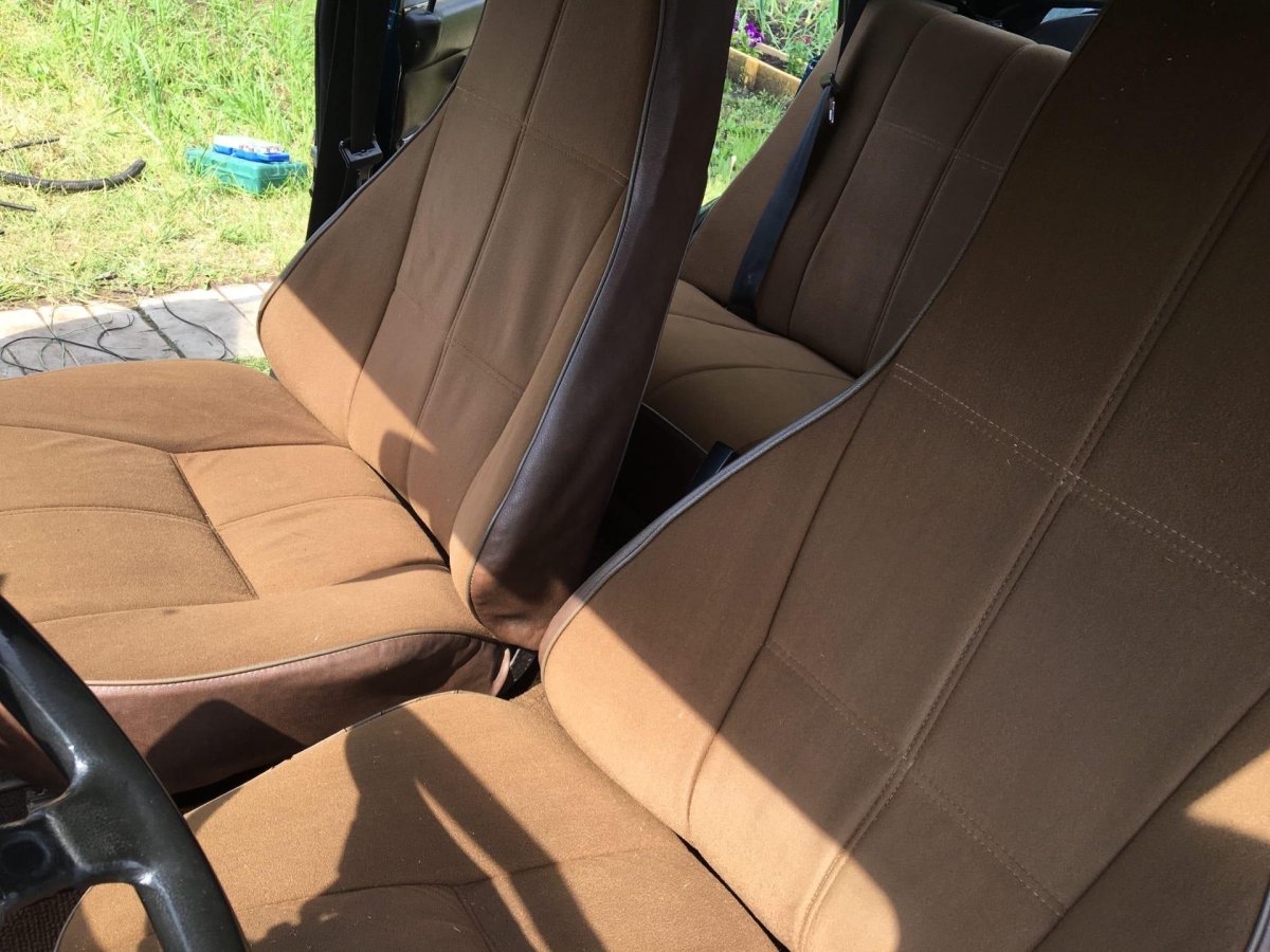 Коричневый салон ВАЗ 2107